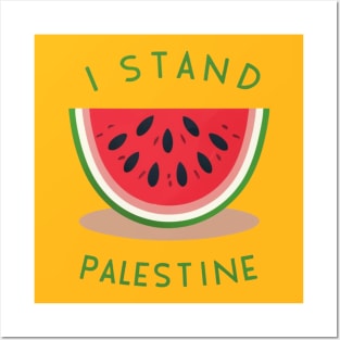 I stand with palestine Posters and Art